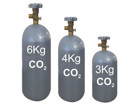 Cilindros de CO2 3, 4 e 6Kg